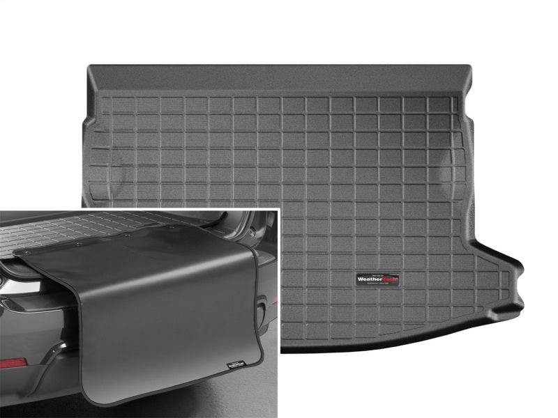 WeatherTech 2017+ Subaru Impreza Hatchback Cargo Liner w/ Bumper Protector - Black