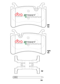 DBA 2016+ Alfa Romeo Giulia Quadrifoglio SP Performance Rear Brake Pads