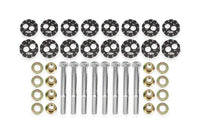 BMR 14-19 Chevrolet Corvette C7 Front & Rear Lower Control Arms Camber Bolt Kit - Black Anodized