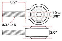 SPC Performance xAxis Rod End Ball Joint