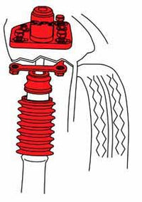 SPC Performance 94-04 Ford Mustang (V6/V8) Front Adjustable Strut Mounts