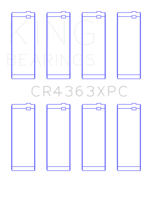 King Engine Bearings GM 134 DOHC Ecotec 2.2L Connecting Rod Bearing Set