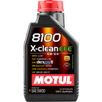 Motul 1L Synthetic Engine Oil 8100 X-CLEAN 5W30