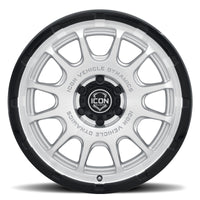 ICON Alloys Rancho 20x9 / 6x135 / 16mm / 5.625in BS Silver Machined w/ Gloss Black Lip Wheel
