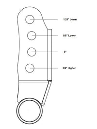 Ridetech 2015+ Ford F-150 2WD/4WD Adjustable Rear Shackles