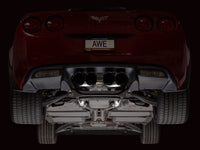 AWE Tuning 05-07 C6 Chevrolet Corvette 6.0L Track Edition Axle-Back Exhaust w/ Diamond Black Tips