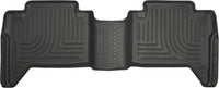 Husky Liners 05-15 Toyota Tacoma Double Cab WeatherBeater 2nd Row Floor Liner - Black