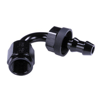 Russell 4AN Twist-Lok 120 Degree Hose End - Black