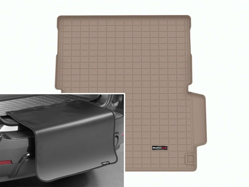 WeatherTech 22-23 Land Rover Range Rover L460 (7 Pass.) Cargo Liner w/Bumper Protector - Tan