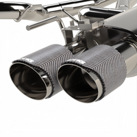 Kooks 18-24 Ford Mustang GT 5.0 3in. Valved Touring Cat-Back Exhaust - Carbon Tips