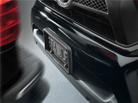 WeatherTech BumpFrame Black Satin Textured Finish License Plate Frame