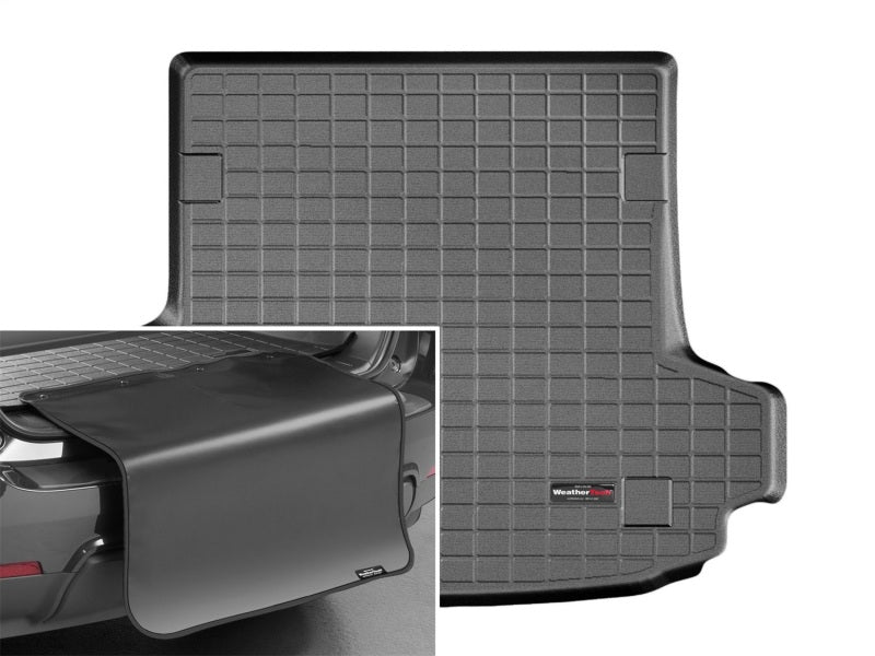 WeatherTech 14-17 BMW 3-Series Gran Turismo Cargo Liner w/Bumper Protector - Black