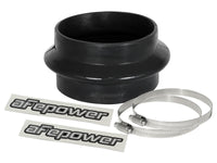 aFe Magnum FORCE Silicone Coupling Kit 4in ID x 2-1/2in L Straight Bellow-Coupler - Black