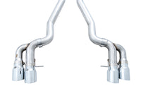 AWE Tuning 18-19 BMW M5 (F90) 4.4T AWD Axle-Back Exhaust - Track Edition (Chrome Silver Tips)