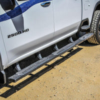 Westin 20-26 Chevy Silverado 2500 Crew Cab (6.5ft Bed) R5 M-Series XD W2W Nerf Bars - Textured Black
