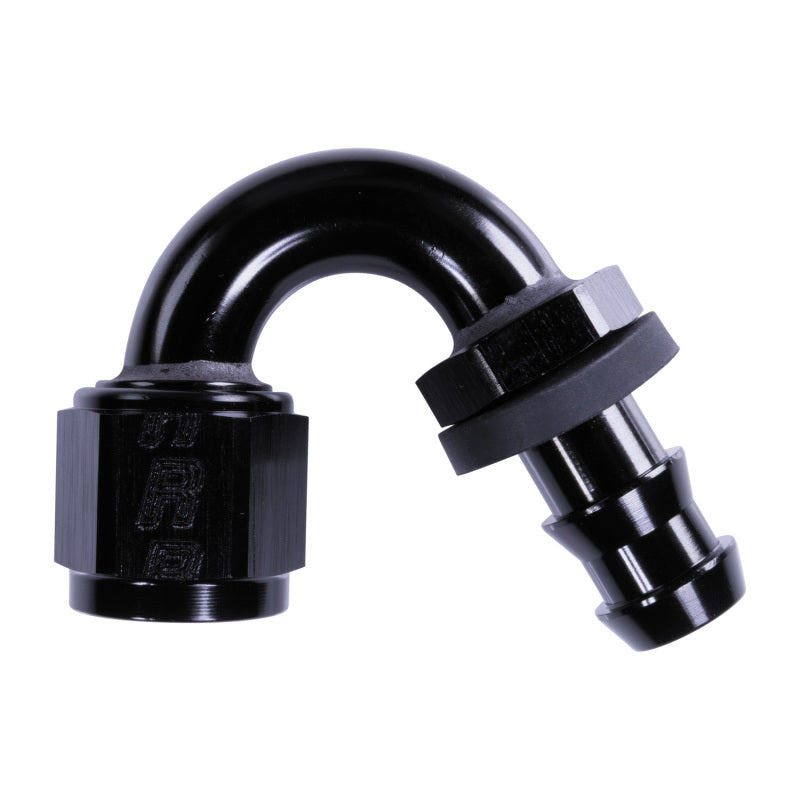 Russell 8AN Twist-Lok 150 Degree Hose End - Black