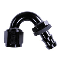 Russell 8AN Twist-Lok 150 Degree Hose End - Black