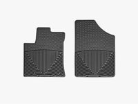 WeatherTech 09+ Pontiac Vibe Front Rubber Mats - Black