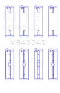 King Nissan VR38DETT / VQ35HR / VQ37HR (Size +0.50mm) Crankshaft Main Bearing Set (Set of 4)