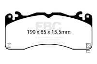 EBC 15-23 Ford Mustang 5.0L (Gen 6) Redstuff Front Brake Pads