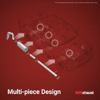 BRExhaust 19-25 Nissan Altima 2.5L Direct-Fit Replacement Exhaust Kit