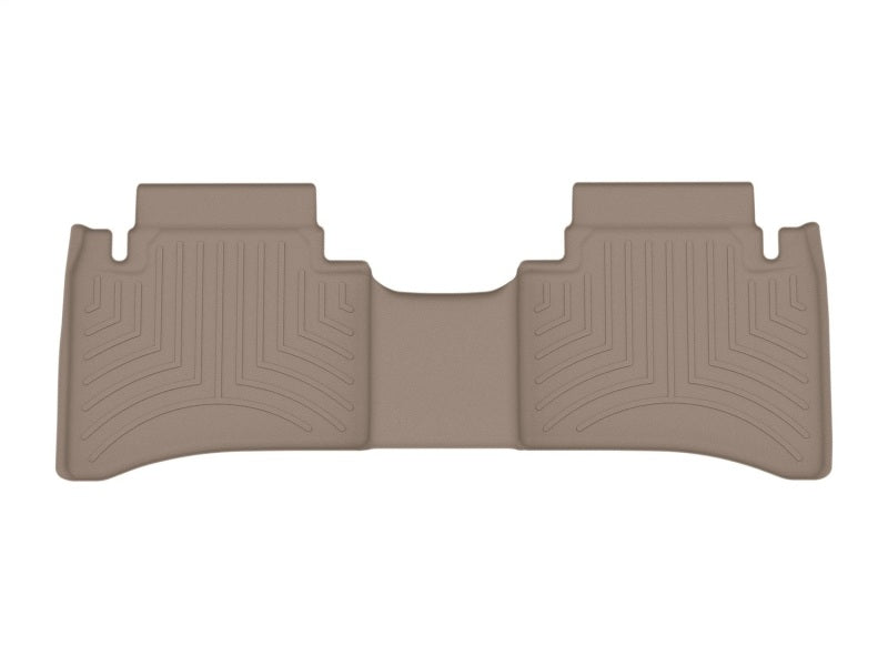 WeatherTech 2022+ Mercedes-Benz EQS (w/ Rear Seat Wireless Charging) Rear FloorLiner - Tan