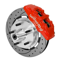 Wilwood kit front PINTO/MUSTANG ii 74-78 DP6 5X5.00 hub 12.19 rotor SRP red
