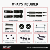 Air Lift Performance 15-19 BMW 3-Series / 15-20 BMW 4-Series Coilover Kit