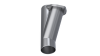 QTP 2.5in Weld-On QTEC Exhaust Cutout Y-Pipe