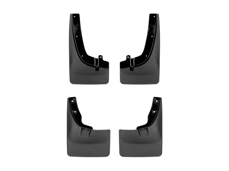 WeatherTech 22-23 Nissan Frontier D41 (No Pro-X/Pro-4X) No Drill Front & Rear Mudflaps - Black