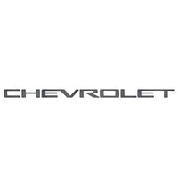 Putco 2020 Chevy Silv 2500/3500 Blk Platinum Tailgate Letters - CHEVROLET - Stamped Version