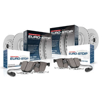 Power Stop 2006 Mercedes-Benz E350 Front and Rear Eurostop Brake Kit