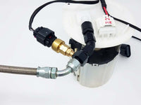 Aeromotive VaporWorx Fuel Module Outlet Kit - 45 Degree 3/8in Female to AN-06 Flare & 1/8in NPT Port
