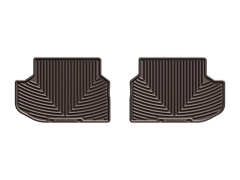 WeatherTech 2014-2016 BMW 5-Series Rear Rubber Mats - Cocoa