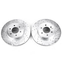 Power Stop 2003 Dodge Durango Front Evolution Drilled & Slotted Rotors - Pair