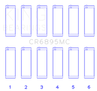 King Engine Bearings Ford Ecoboost 3.5L V6 (Size 0.05) Connecting Rod Bearing Set