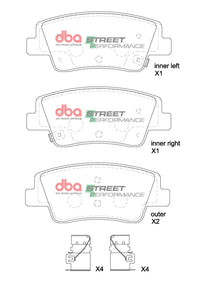DBA 21-22 Genesis G80 SP Performance Rear Brake Pads