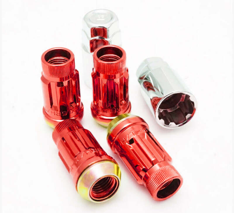 Wheel Mate Muteki SR45R Lock Set 12x1.25 Red (4pcs)