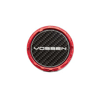 Vossen Classic Carbon Billet Sport Cap 2.0 - Large (VHFL) - Transparent Red - Twill Weave (Gloss)