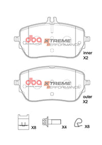 DBA 2020+ Mercedes-Benz CLA200 (C118) XP Performance Front Brake Pads