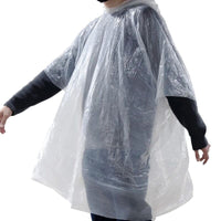 Rays Foldable Poncho Transparent White / Blue Case