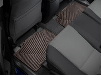 WeatherTech 2013+ Toyota RAV4 Rear Rubber Mats - Cocoa