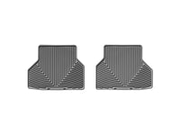 WeatherTech 04-10 BMW 5-Series Rear Rubber Mats - Grey