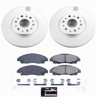 Power Stop 18-20 Buick Enclave Front Z23 Coated Brake Kit