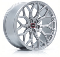Vossen HF-2 24x10 / 5x150 / ET32 / 110.1 / Deep - Satin Silver Wheel