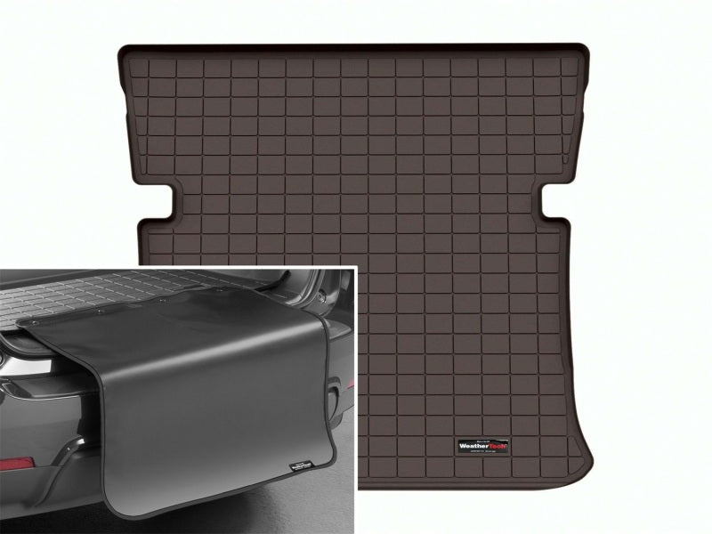 WeatherTech 2023 Mercedes-Benz EQS SUV Cargo w/ Bumper Protector - Cocoa