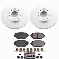 Power Stop 06-15 Mazda MX-5 Miata Front Z23 Coated Brake Kit
