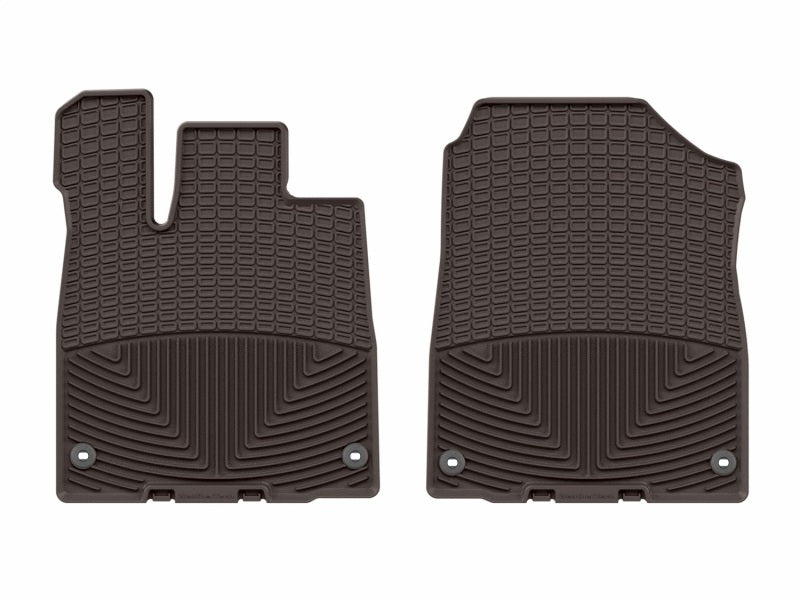 WeatherTech 22-26 Acura MDX 1st Row Front All-Weather Floor Mats - Cocoa