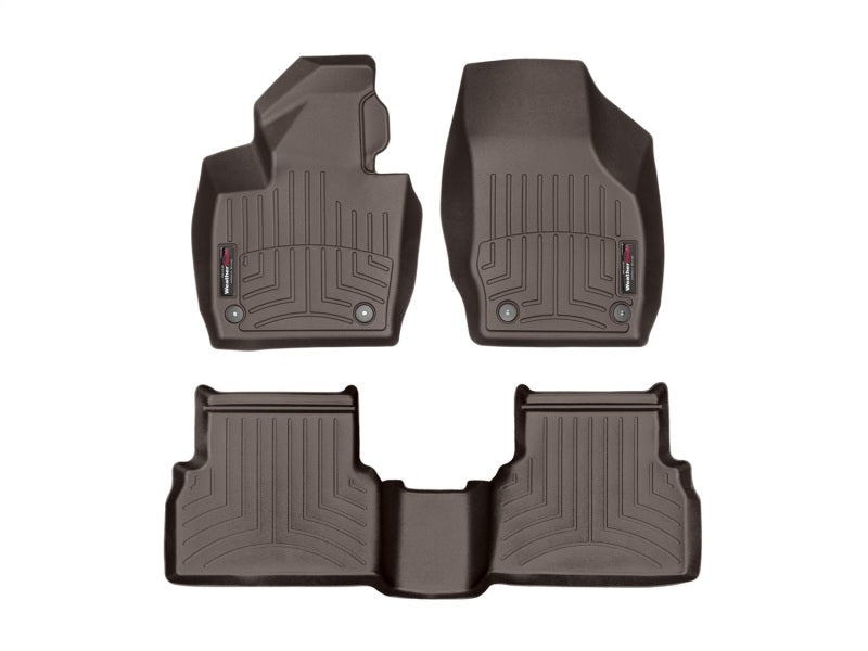 WeatherTech 2015+ Audi Q3 Front and Rear FloorLiner - Cocoa