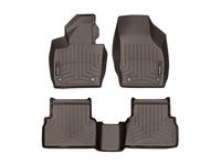 WeatherTech 2015+ Audi Q3 Front and Rear FloorLiner - Cocoa